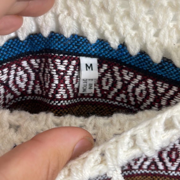 Tapestry & Crochet Boho Mini Skirt - M - Picture 4 of 5